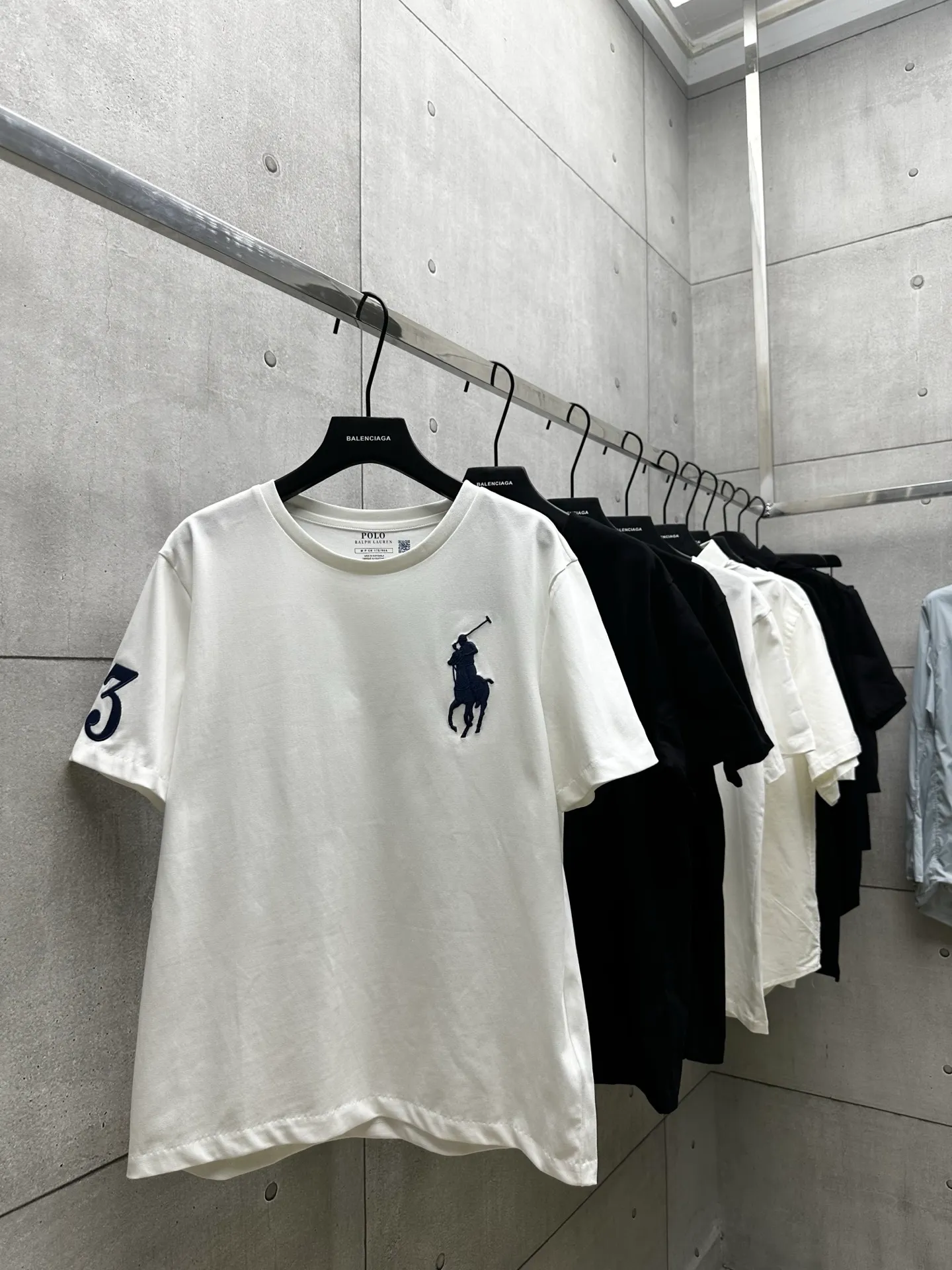 P150 #011 Ralph lauren Ralph Lauren series uses 260G high-definition fabrics, Behringer 1000-needle embroidery restores ZP, complete three-label accessories, color: white, black, size: S M L XL